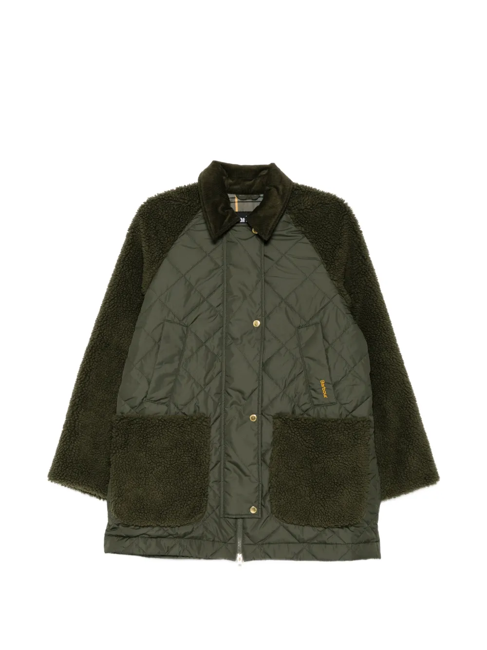 Barbour Piumino con effetto trapuntato - Verde