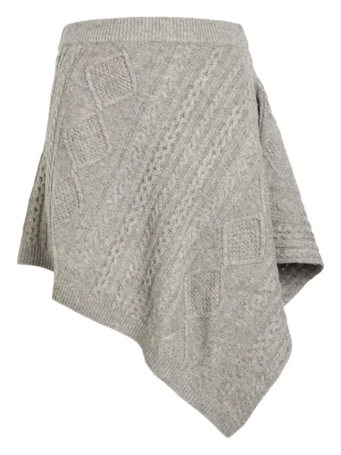 STAUD cable knit skirt