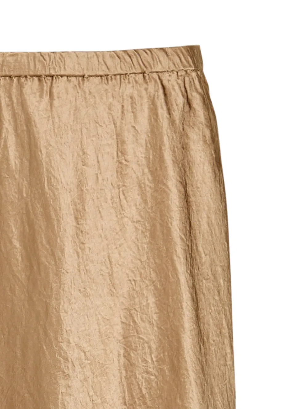 Eileen Fisher Gekreukte elastische midi-rok - Beige