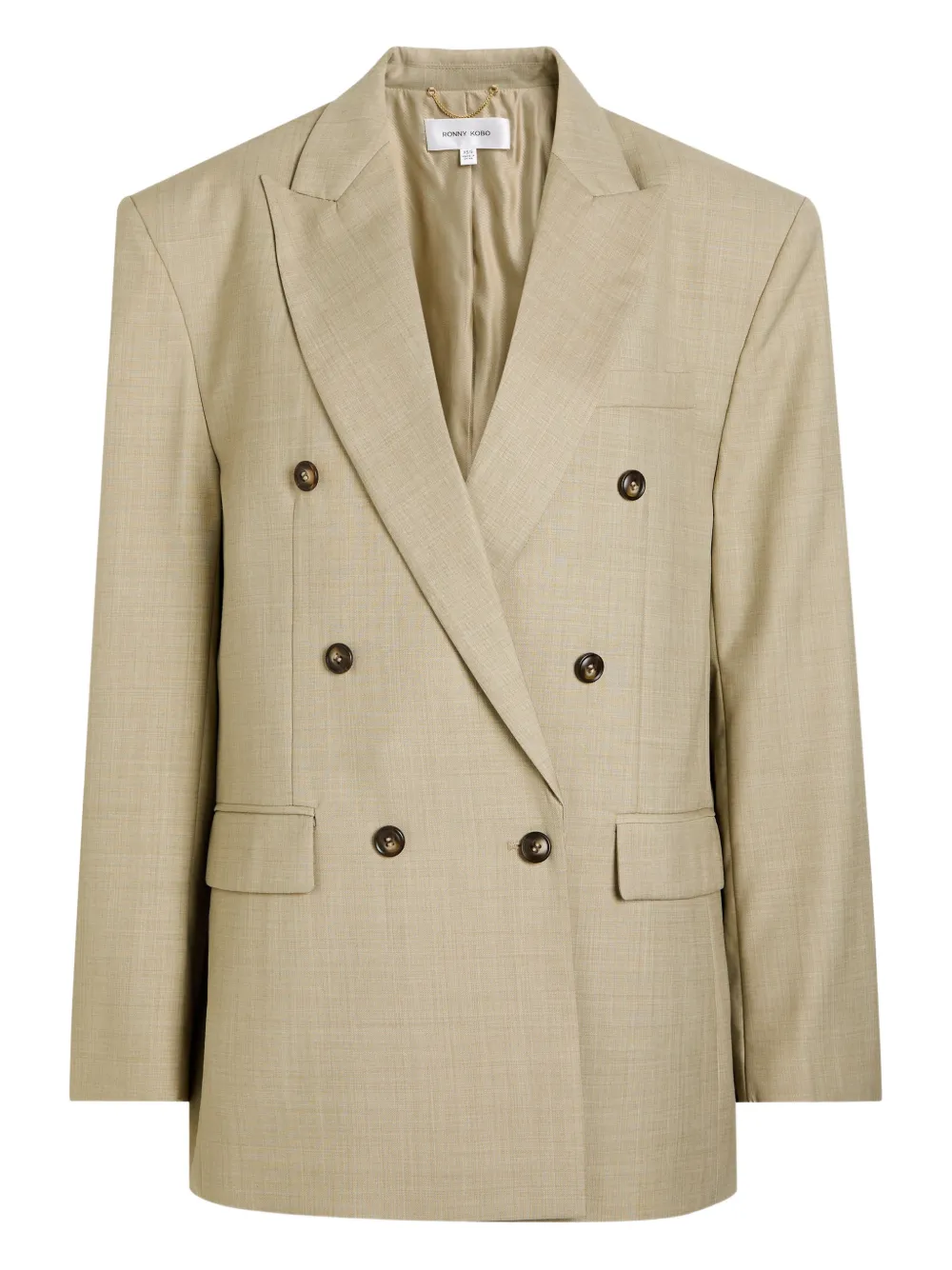 Ronny Kobo 1988 double-breasted blazer - Neutrals