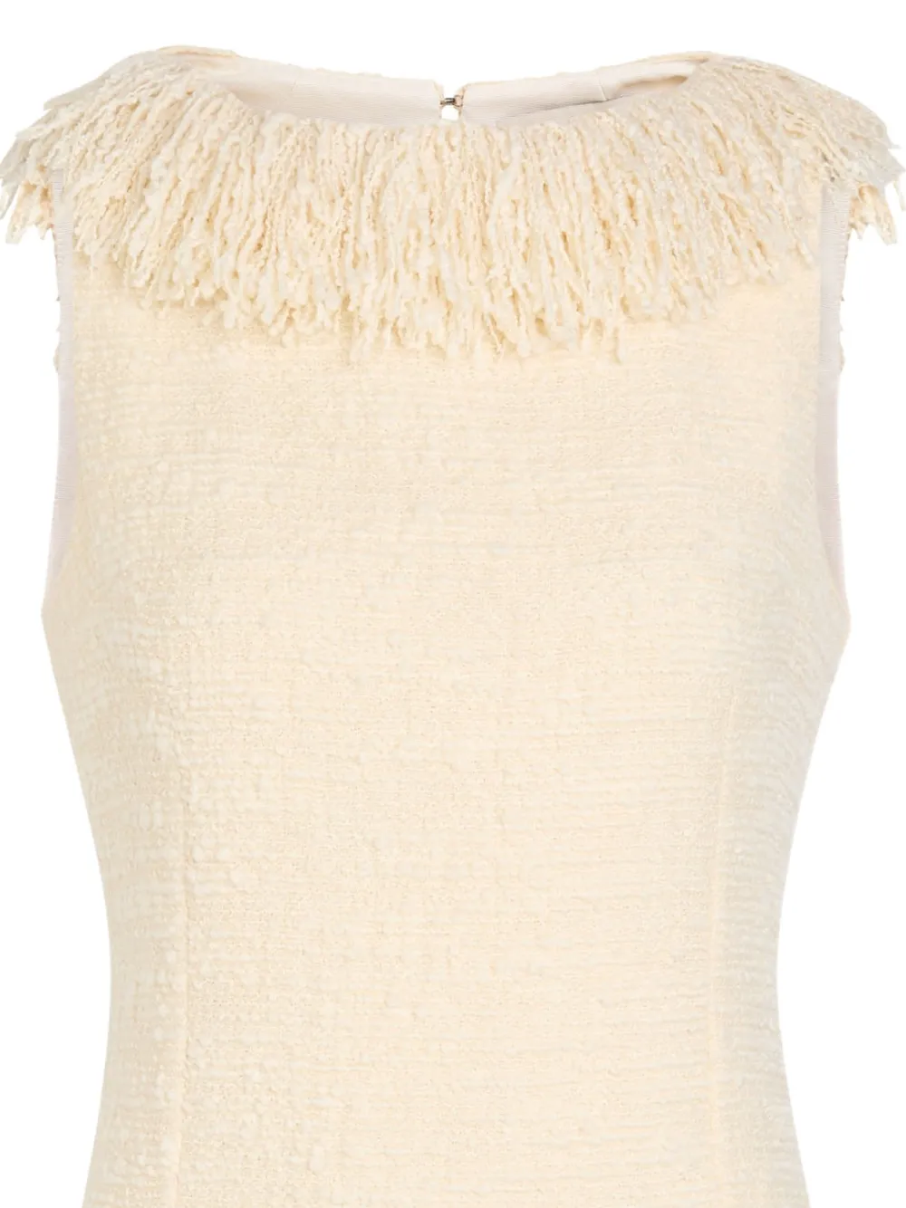 LIBEROWE Mini-jurk met franje - Beige