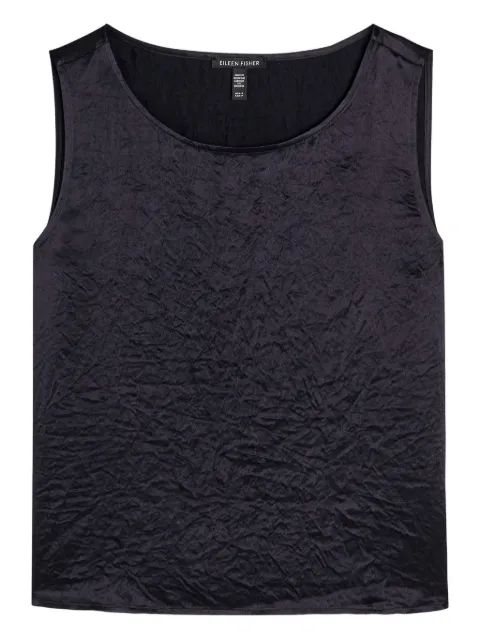Eileen Fisher textured sleeveless blouse