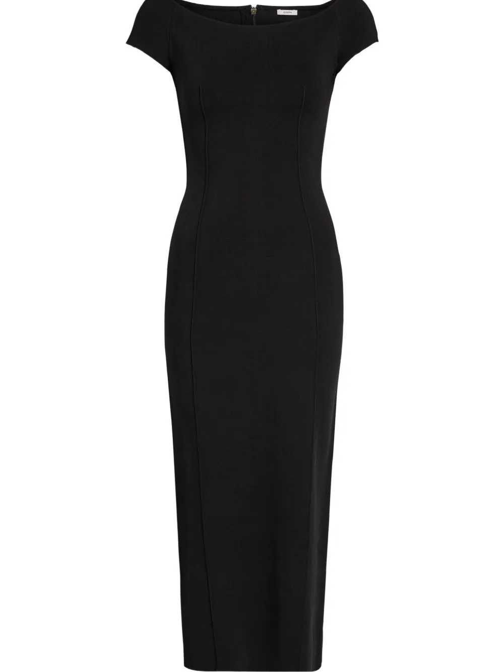  Joseph Short-sleeve Midi Dress - Black 