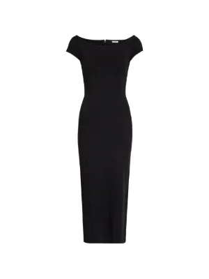 rose gold long evening dress Joseph Ribkoff Signature
