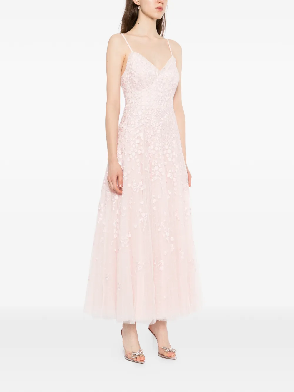  Needle & Thread Vestido De Fiesta Maeva Cami - Rosa 
