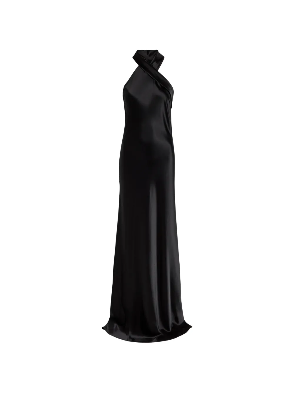 Galvan London Pandora halterneck maxi dress - Black