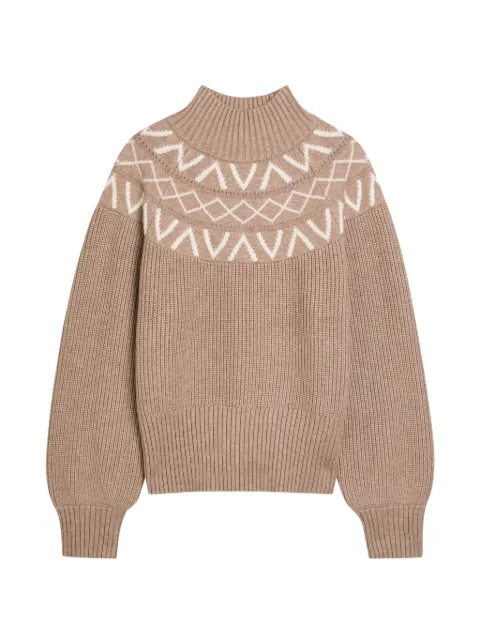 Varley patterned knitted sweater