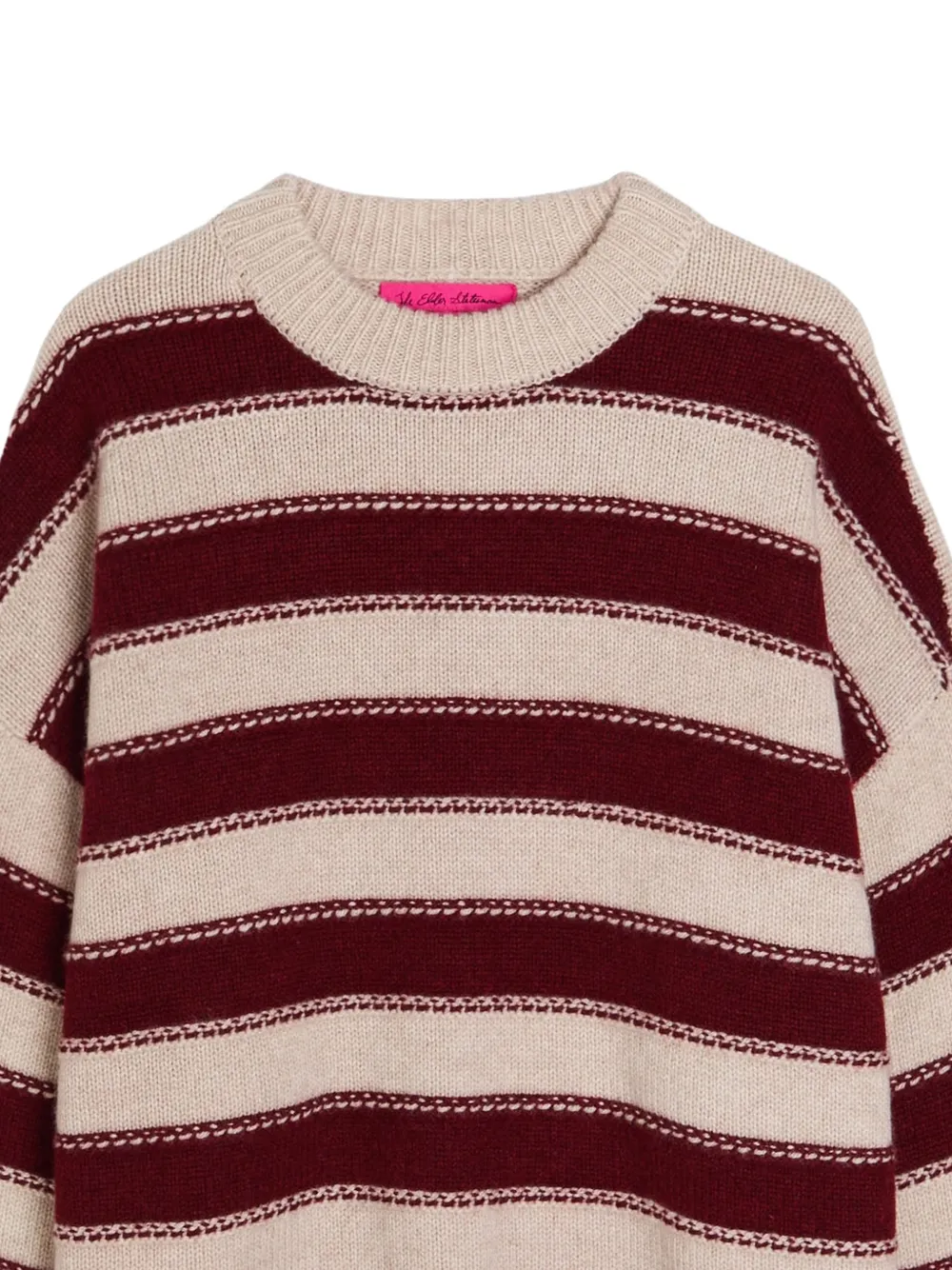  The Elder Statesman Striped Sweater - Neutrals 