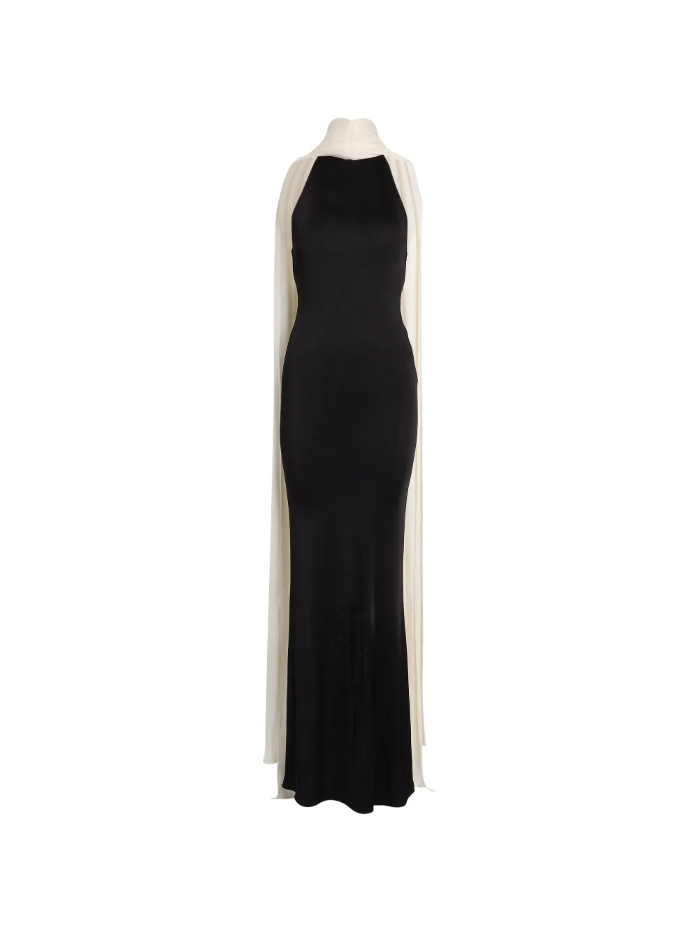 The Arrivals Gedrapeerde maxi-jurk Zwart