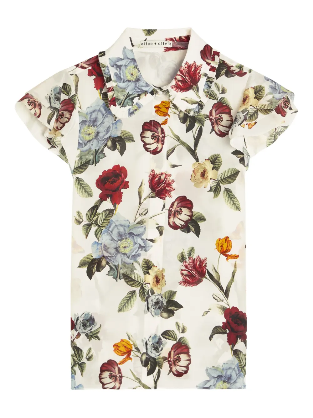 alice + olivia Blusa a fiori - Toni neutri