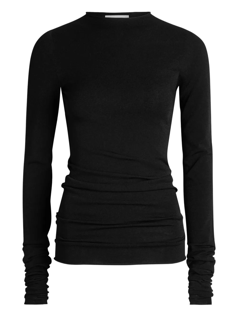 ARMARIUM Top Sita con ruches - Nero