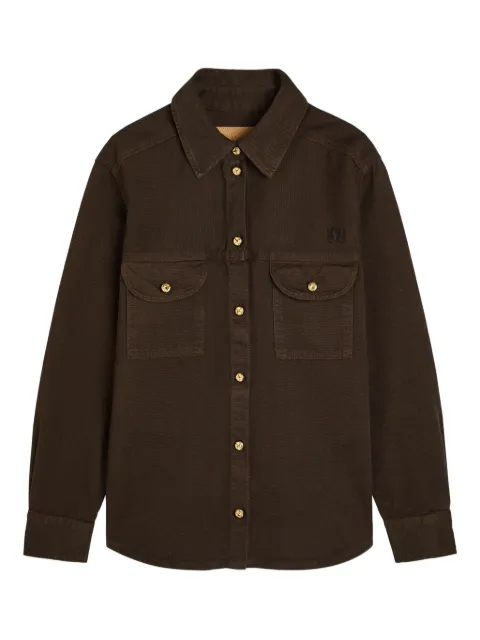 Blazé Milano Berber buttoned flap-pocket denim shirt