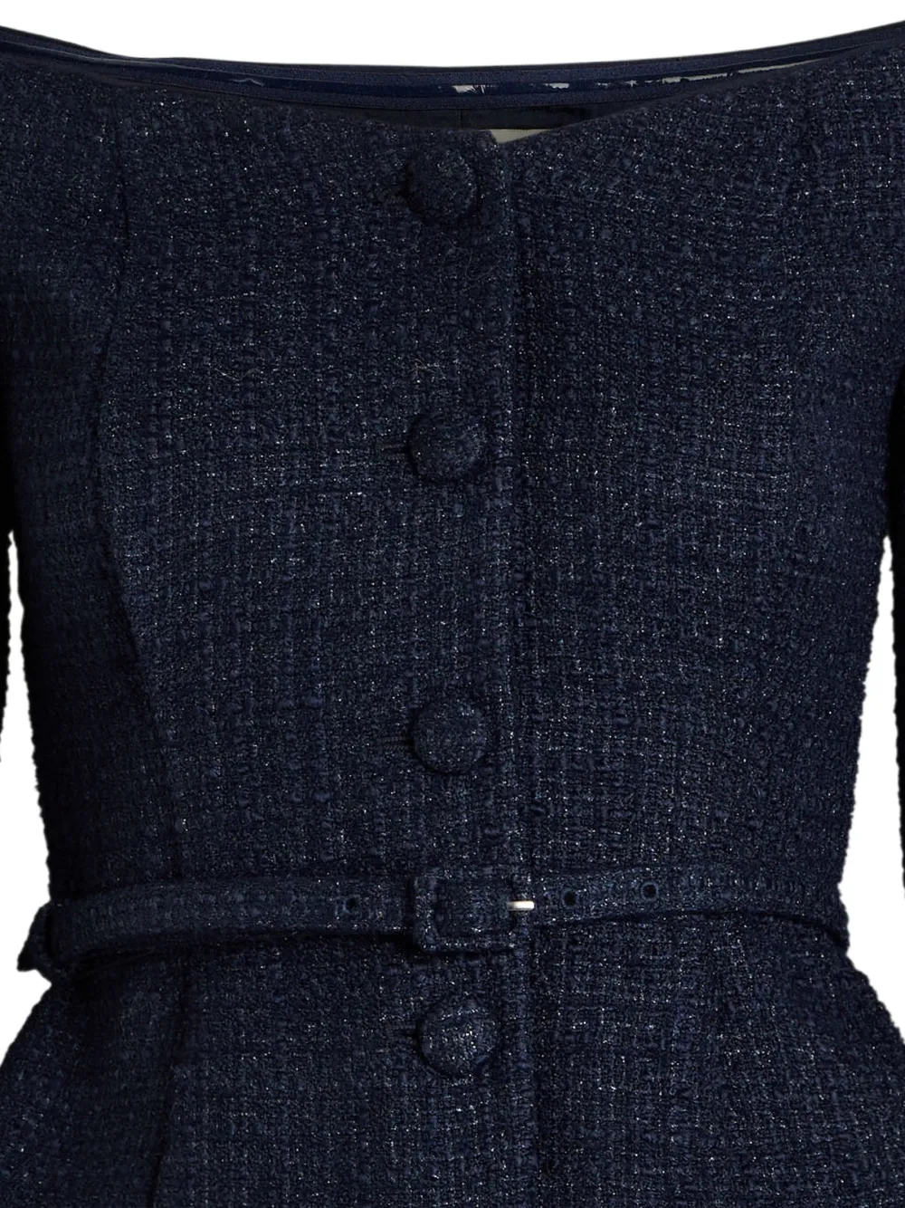 Roland Mouret Off-shoulder top - Blauw