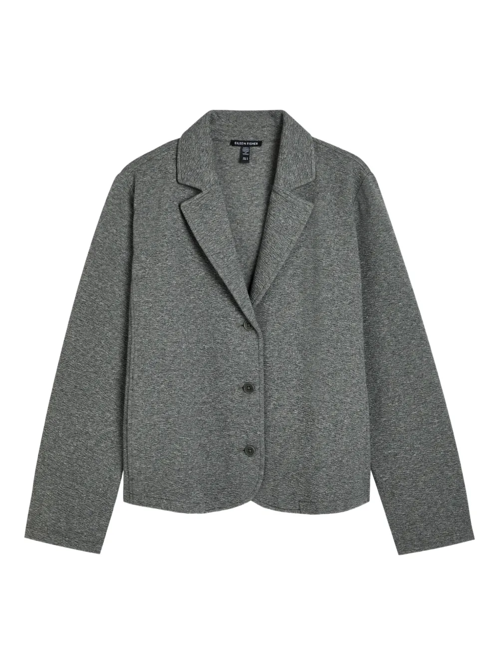 Eileen Fisher buttoned collared blazer - Grau
