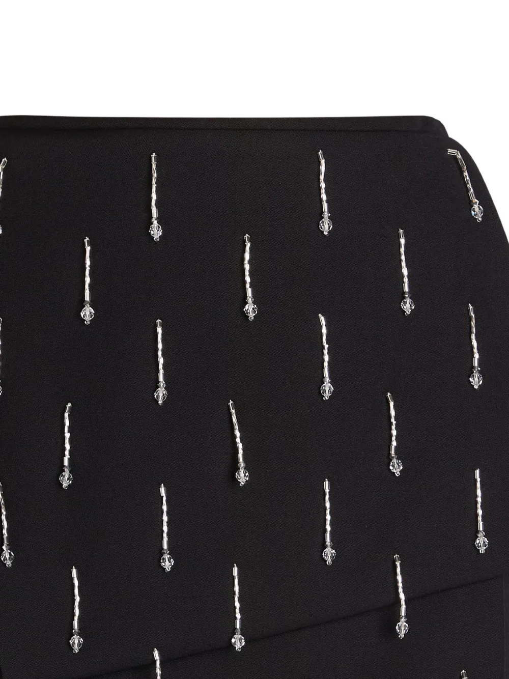  Armarium Mina Crystal-embellished Mini Skirt - Black 