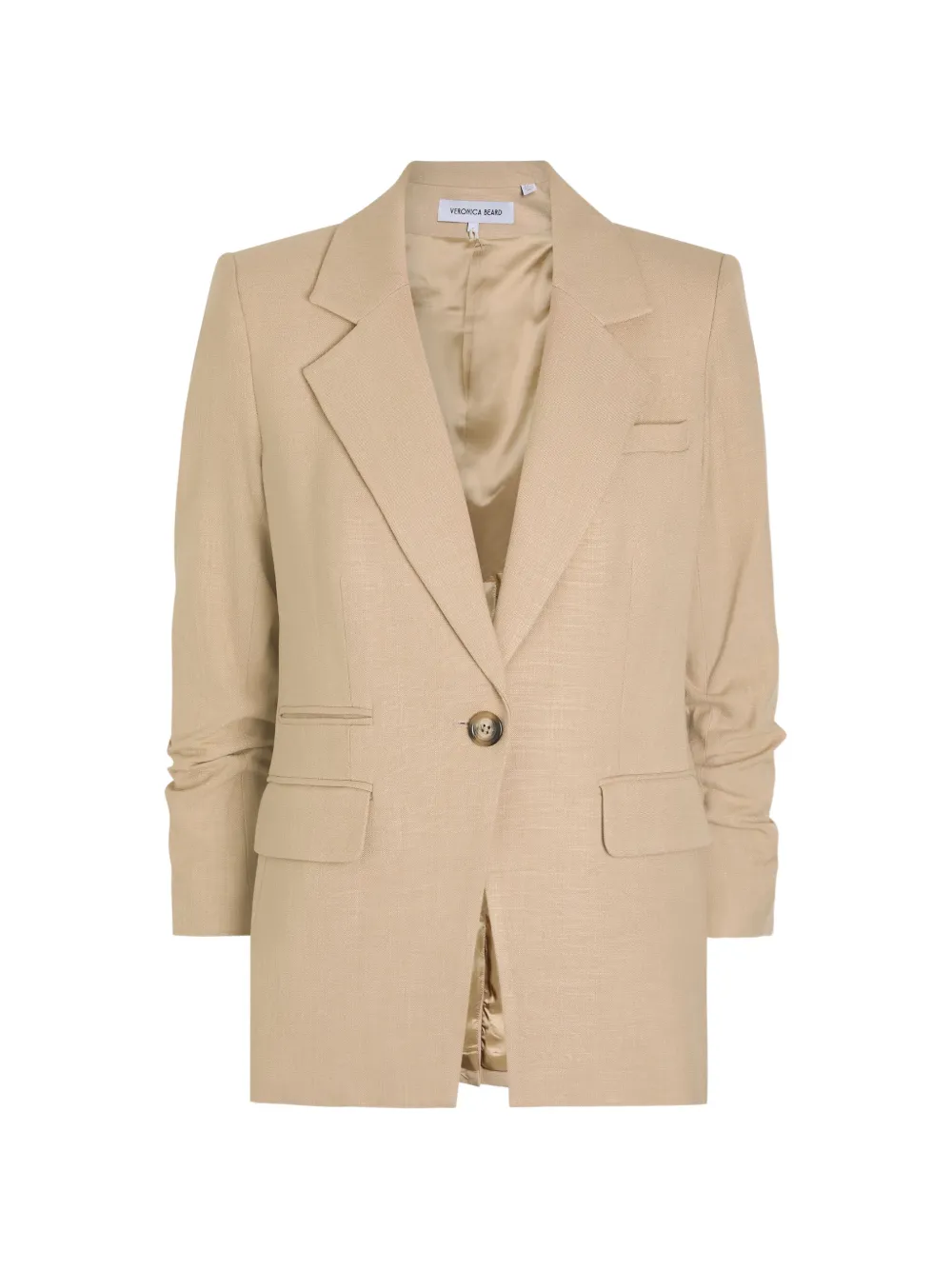 Veronica Beard Battista single-breasted jacket - Nude