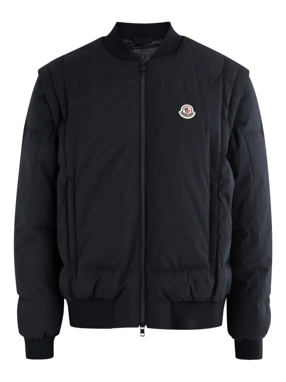 Moncler Taku logo-patch bomber jacket | azul | Image 1