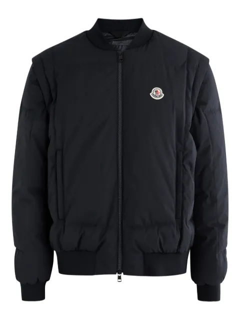 Moncler Taku logo-patch bomber jacket