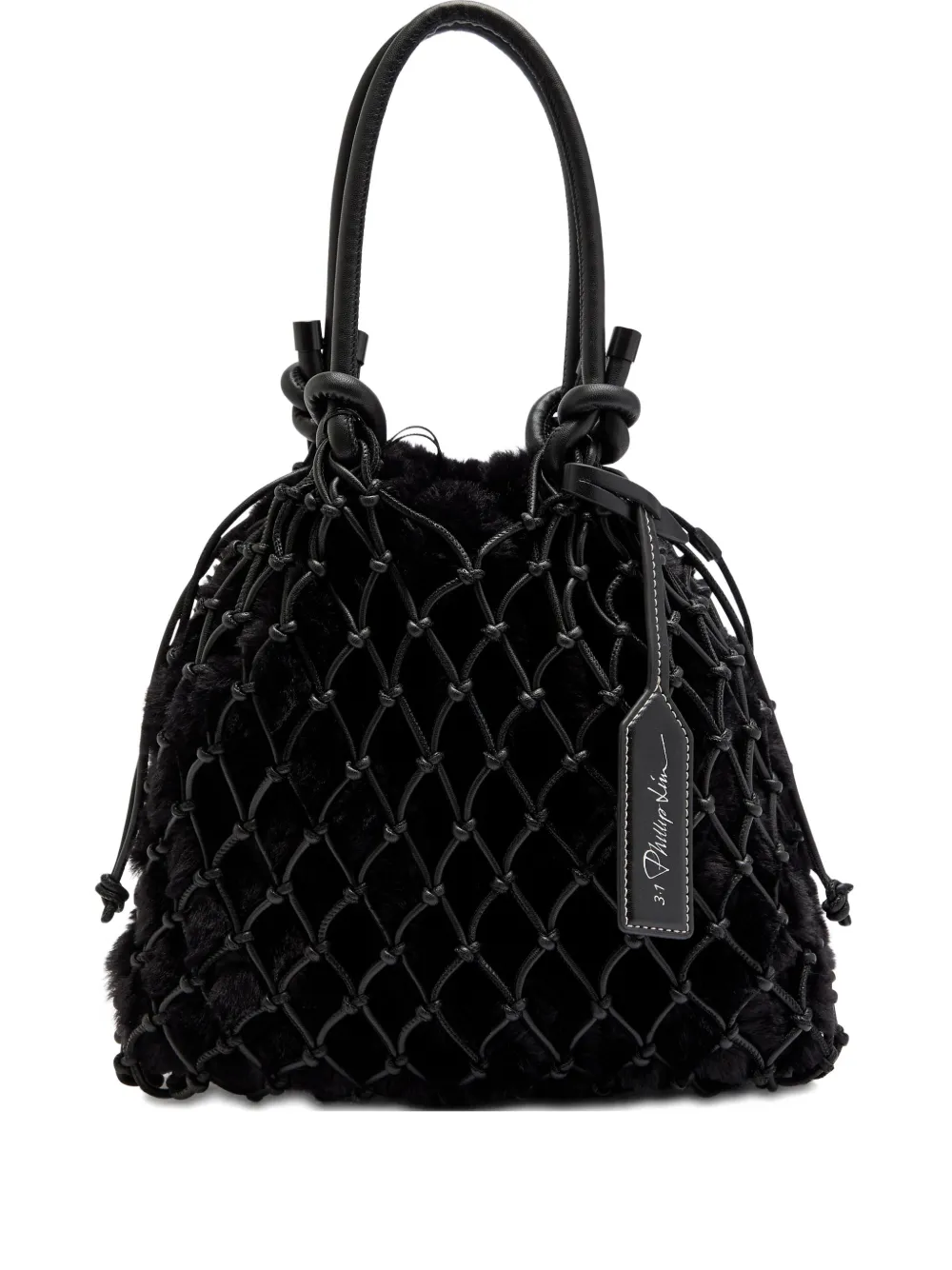 3.1 Phillip Lim mini macrame tote bag - Nero