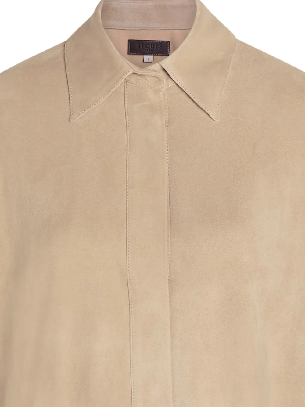  Stouls Polo-collar Shirt - Neutrals 