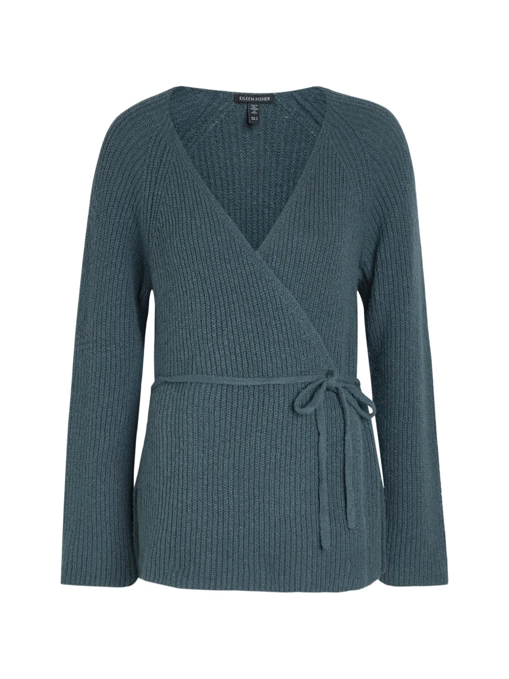 Eileen Fisher tie-waist cardigan - Blu
