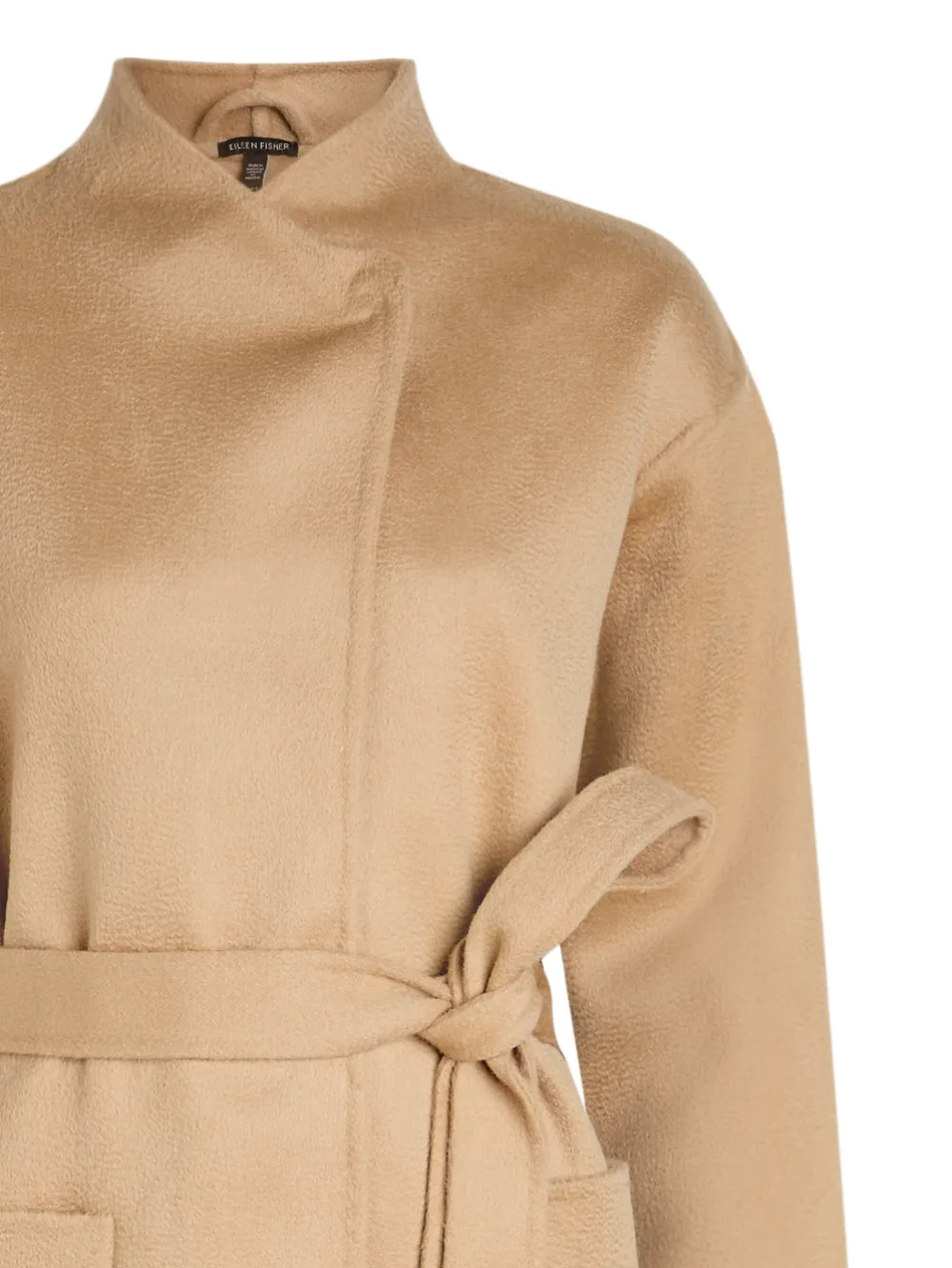  Eileen Fisher Tie-belt Coat - Neutrals 