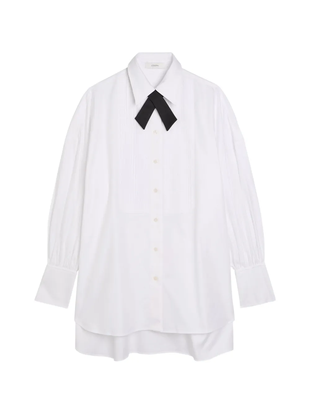 JOSEPH Ferrus tie-detail shirt - Bianco