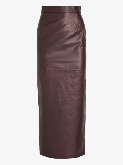 Skiim paneled midi skirt