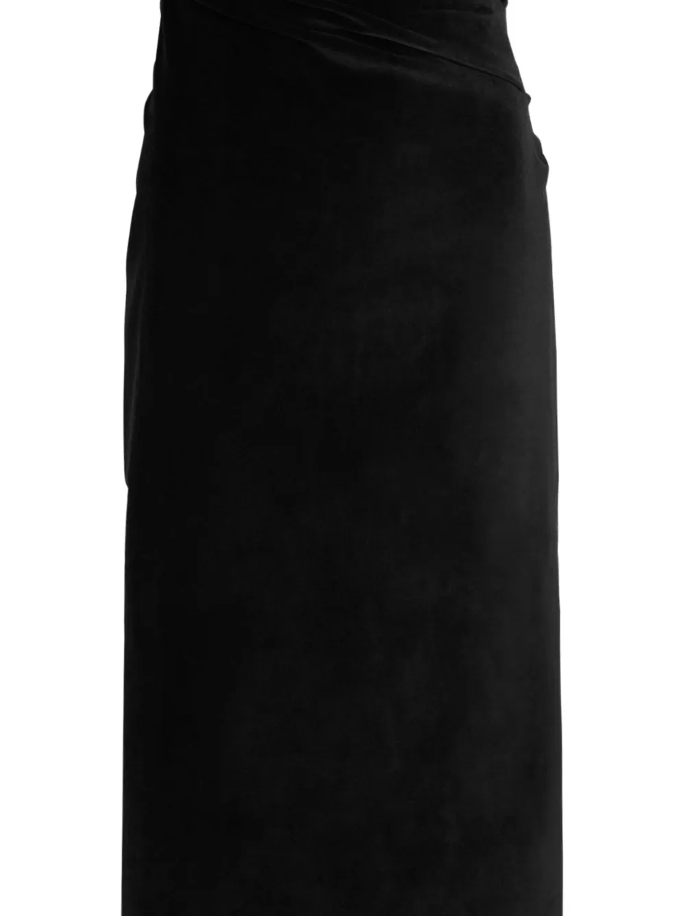 TOVE Strapless midi-jurk - Zwart