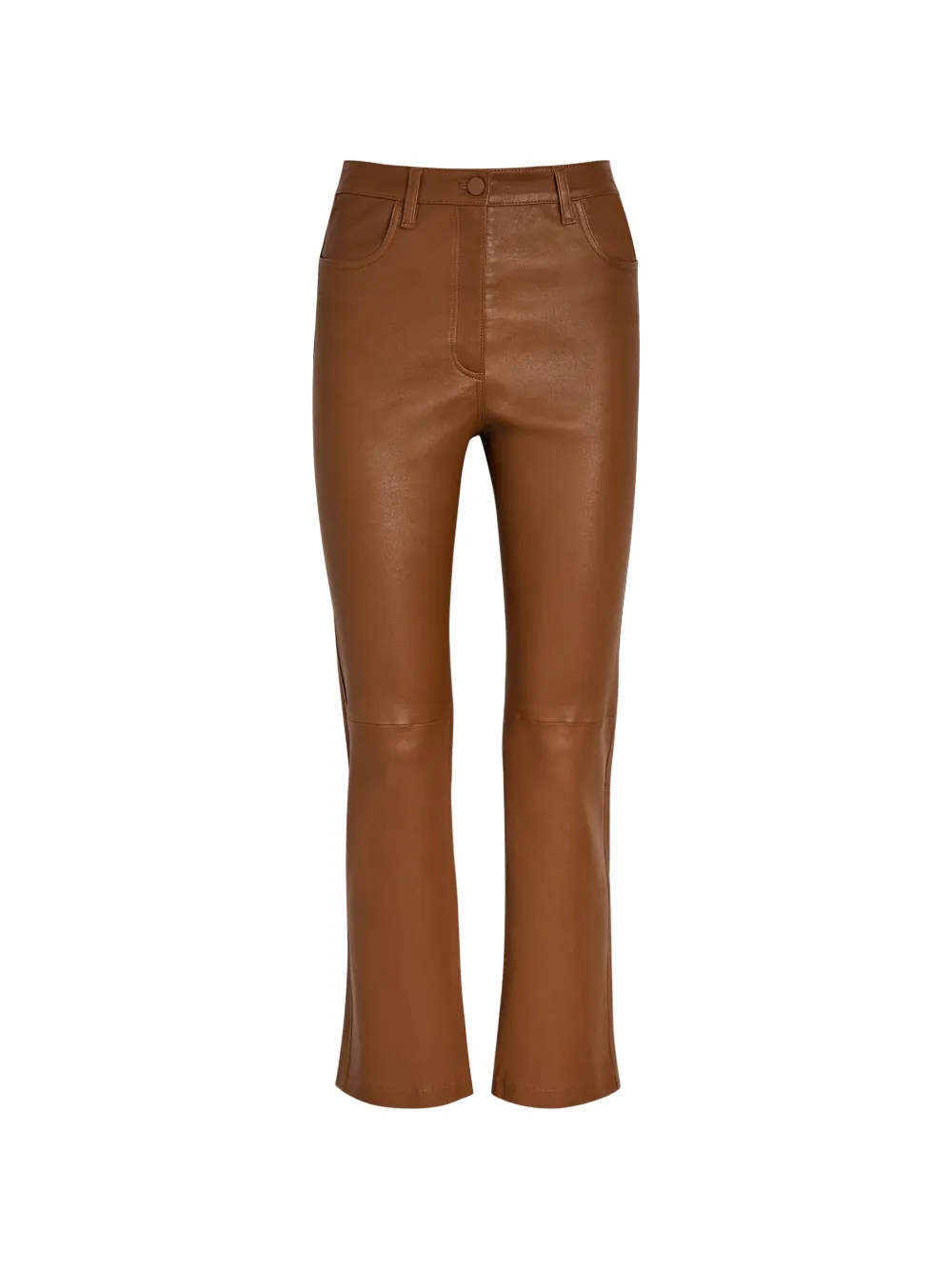 JOSEPH Duke leather trousers - Marrone