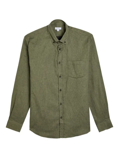 Sunspel chest-pocket shirt