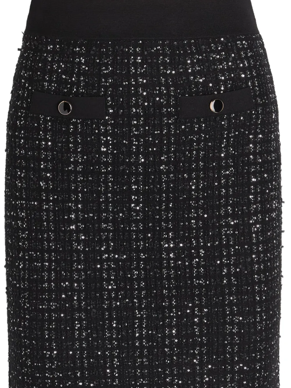 Eyelet Tweed Skirt