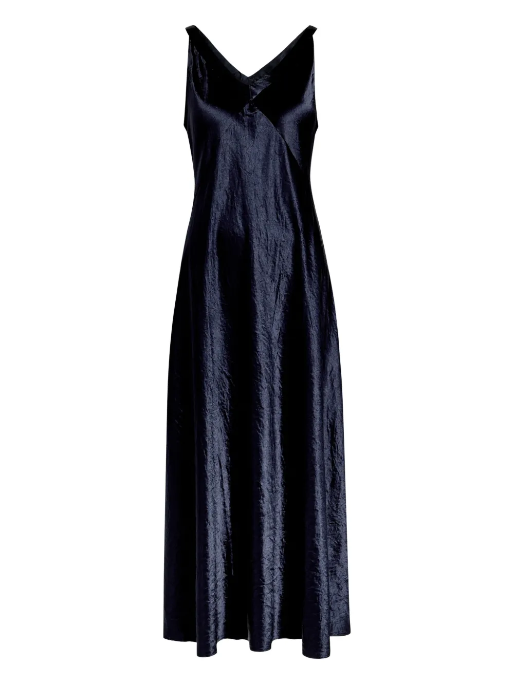 Eileen Fisher Abito midi con scollo a V - Blu