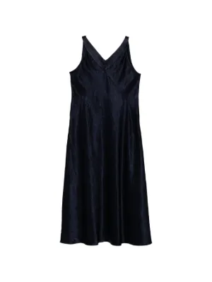 eileen fisher silk slip dress Sheer Silk Georgette Layered Dress