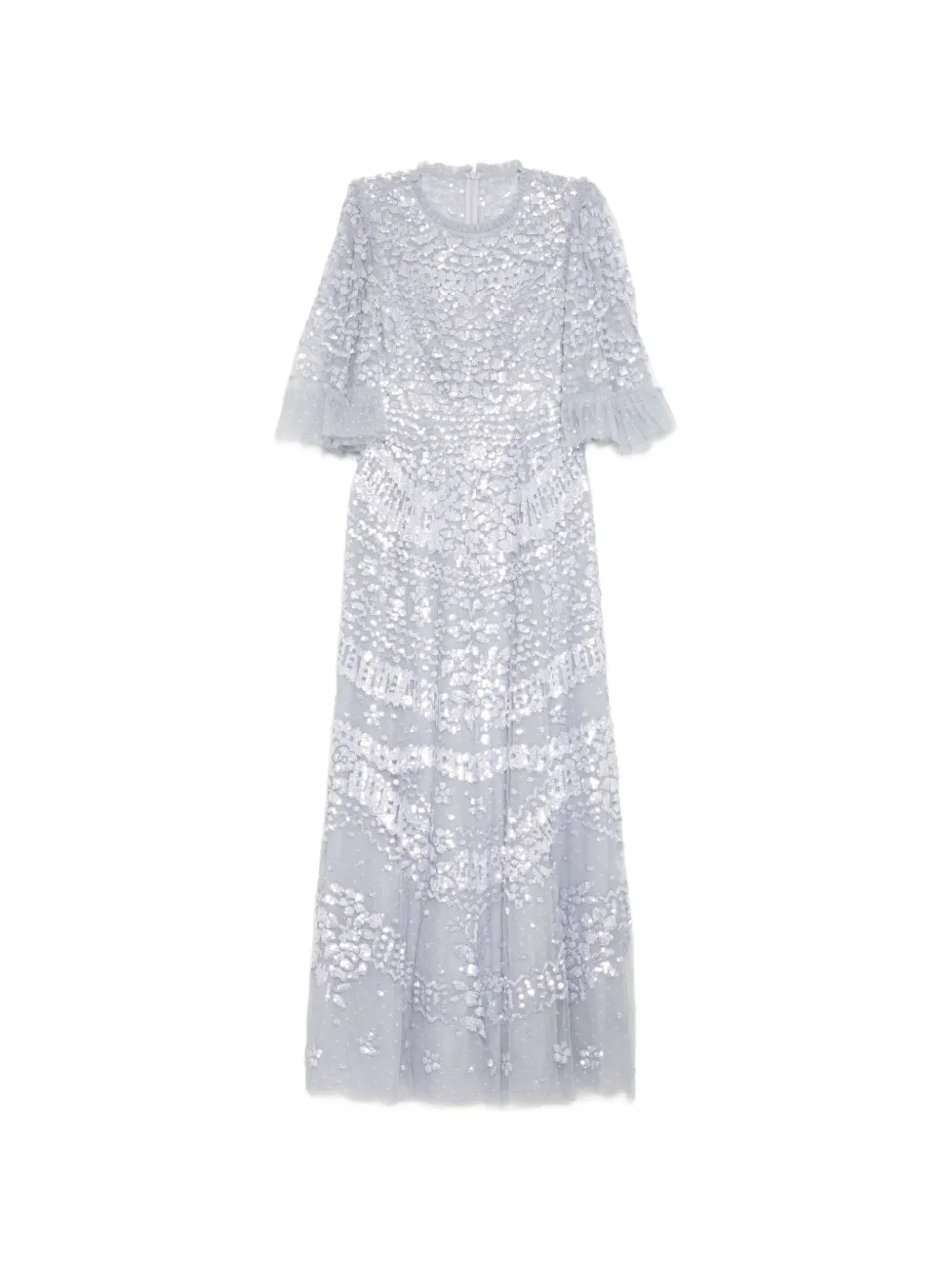 Needle & Thread Abito da sera Anais con paillettes - Blu