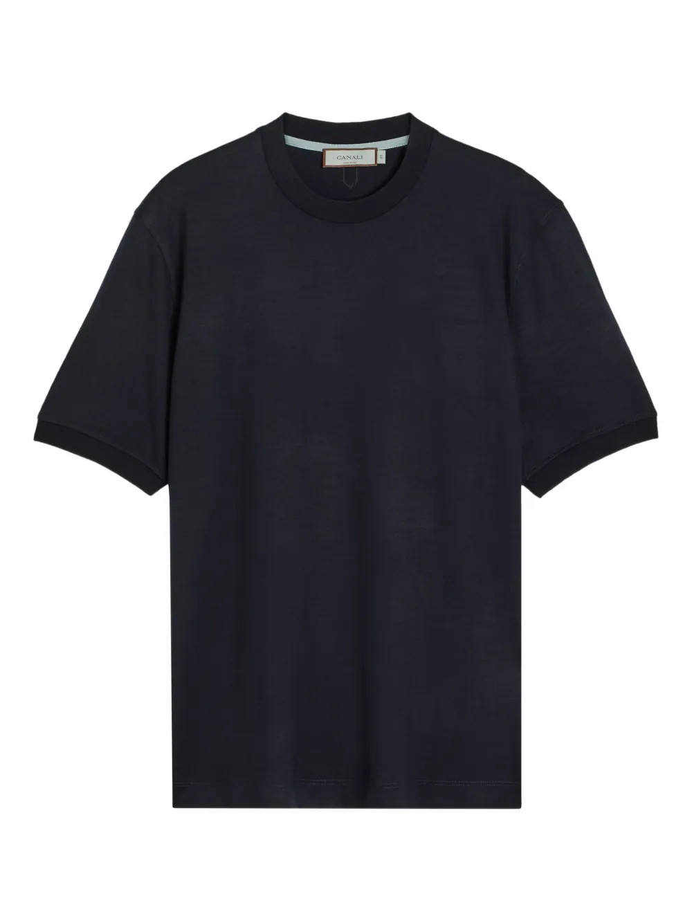 Canali T-shirt a coste - Blu