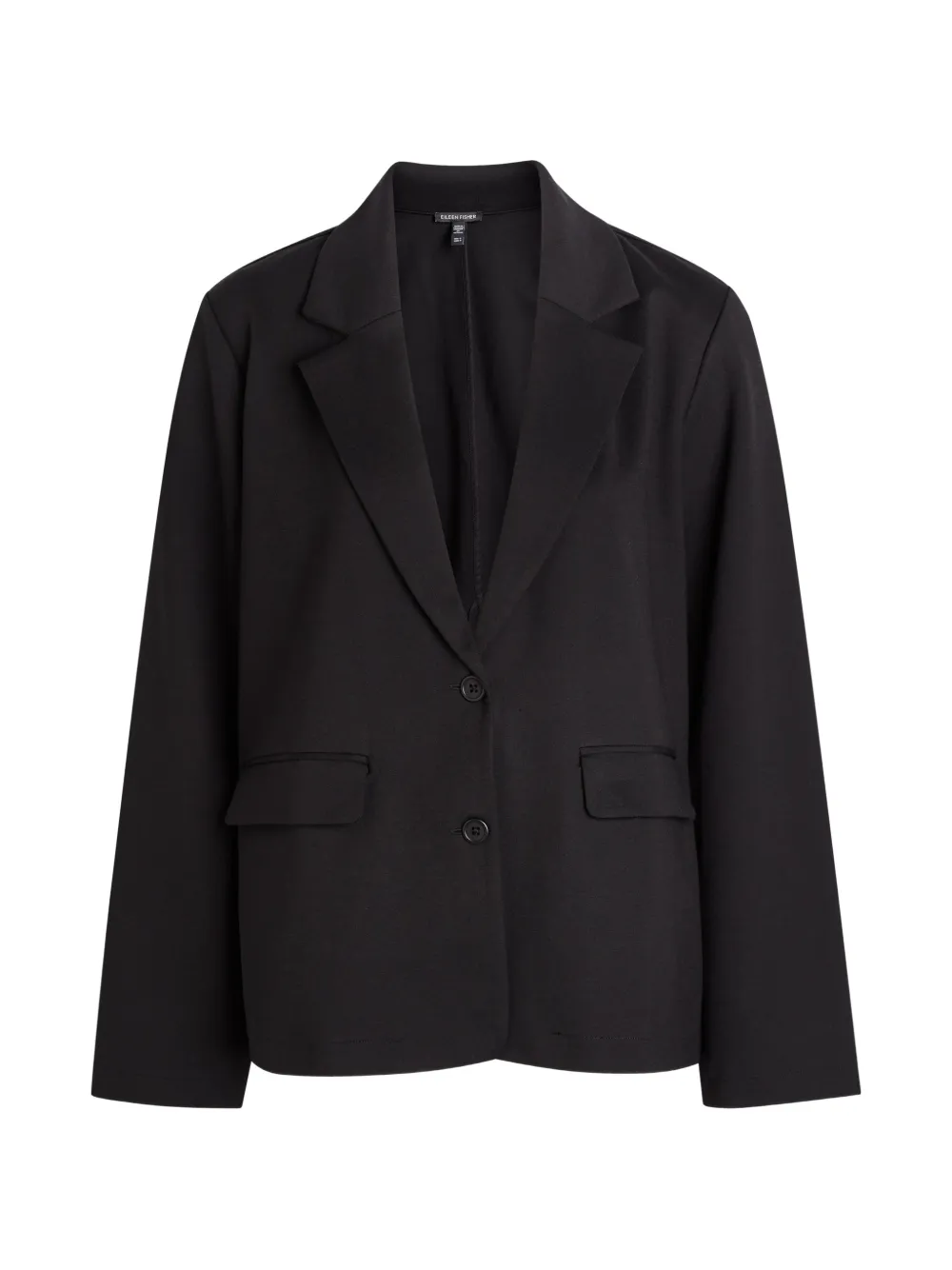 Eileen Fisher two-button blazer - Nero