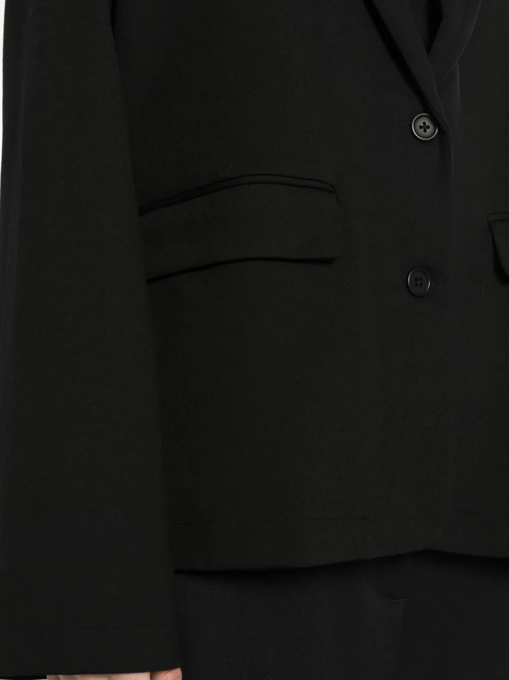 Eileen Fisher Blazer met twee knopen Zwart