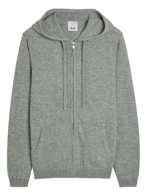 Allude ジップアップ パーカー