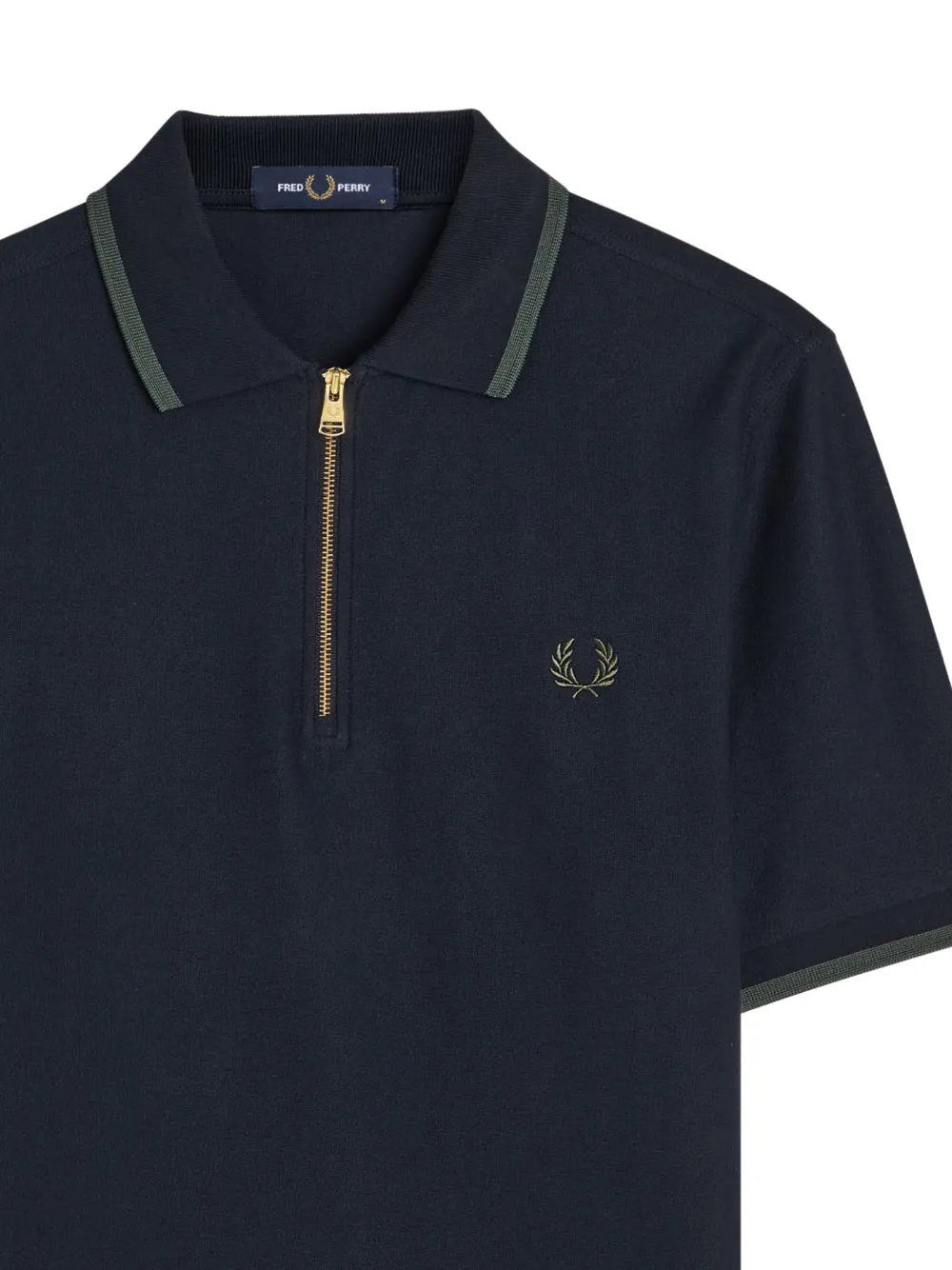 Fred Perry Poloshirt met geborduurd logo - Blauw