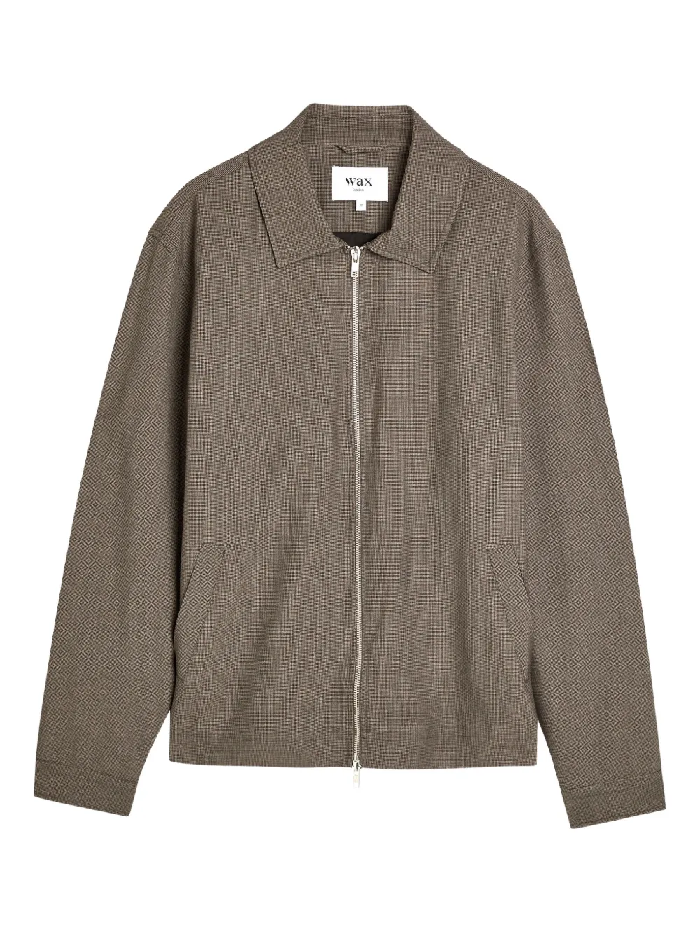 Wax London Eldon zip-up pocket overshirt - Braun
