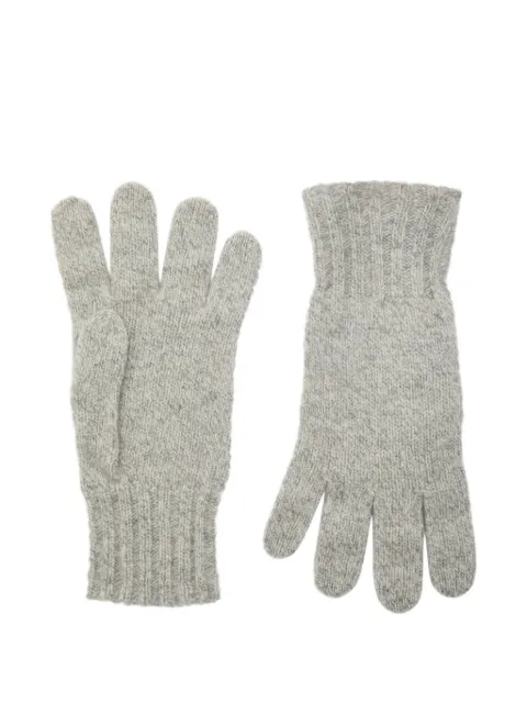 John Smedley ribbed gloves