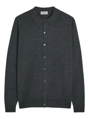 Emporio Armani Cardigan De Lã Virgem | Azul | FARFETCH BR