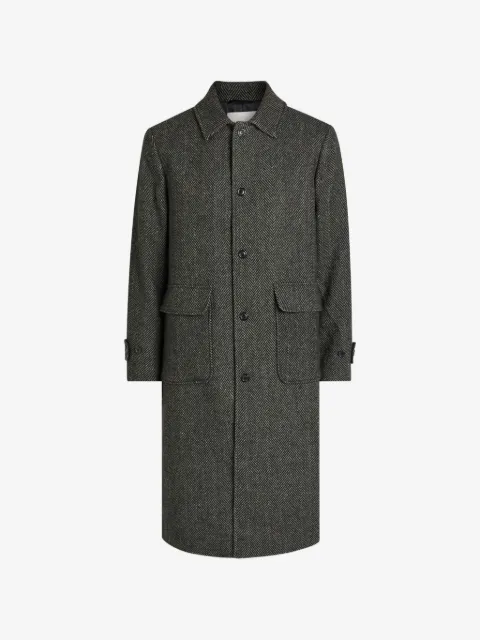 Les Deux Maximillian herringbone pocket coat