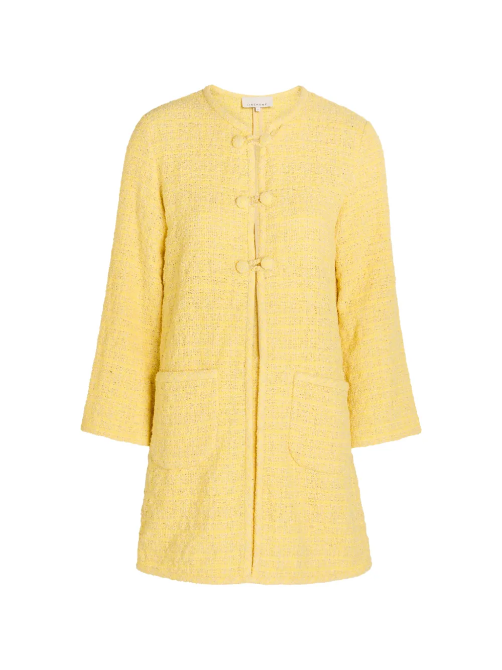 LIBEROWE Agnes tweed mini dress - Giallo