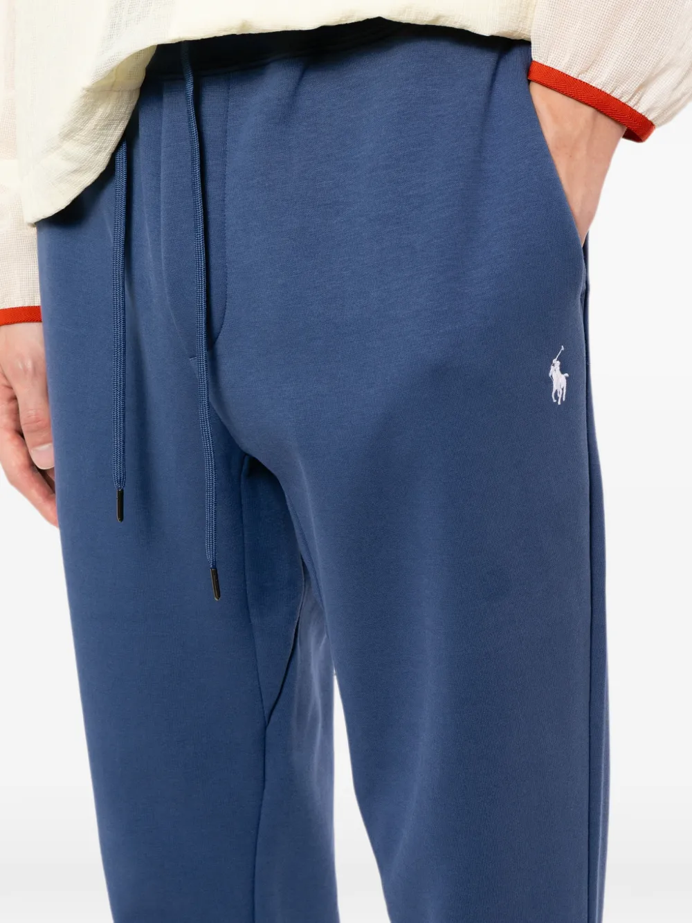 Polo Ralph Lauren Broek met trekkoord en logo Blauw