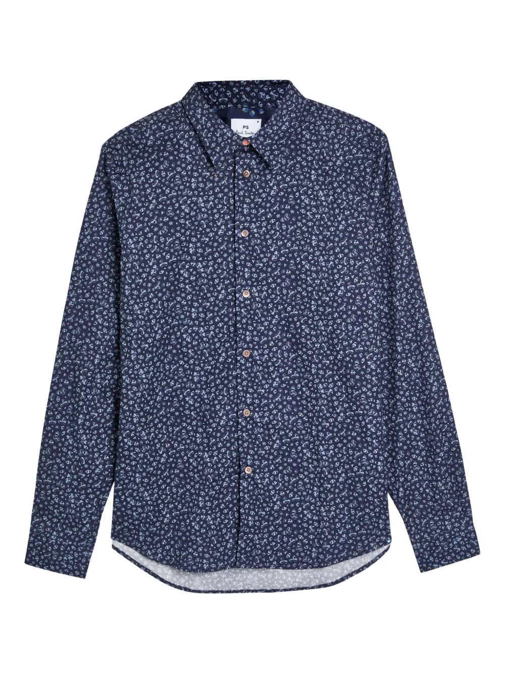 PS Paul Smith Camicia Oxalis a fiori - Blu