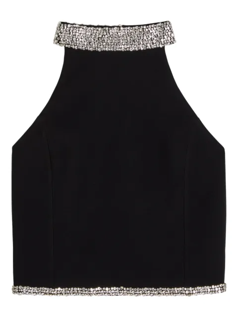 alice + olivia Blusa frente única com cristais