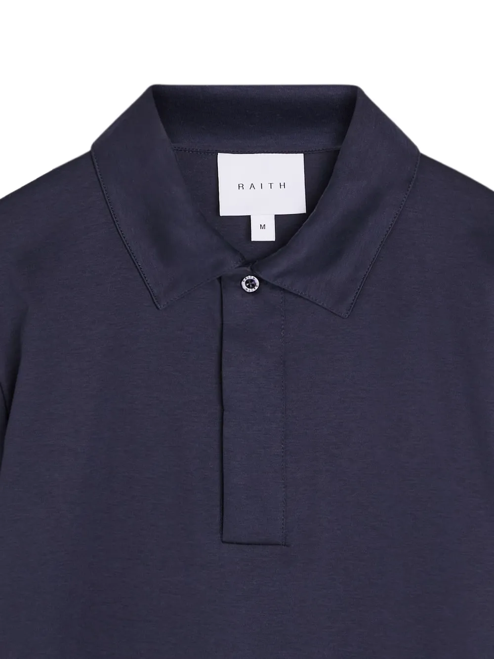 RAITH Poloshirt met knopenkraag - Blauw