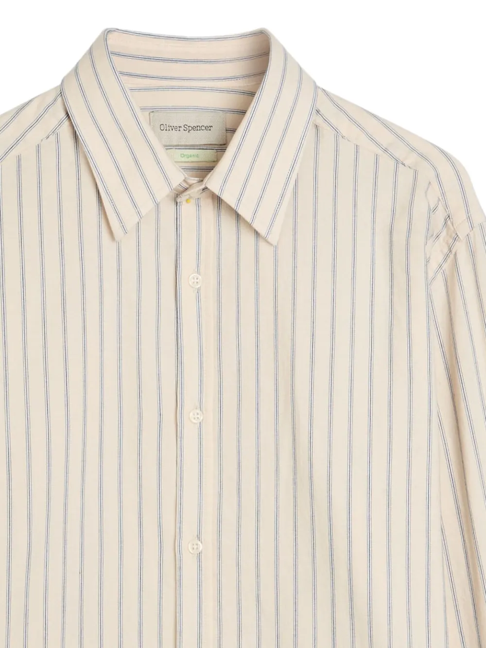 Oliver Spencer Gestreept overhemd - Beige